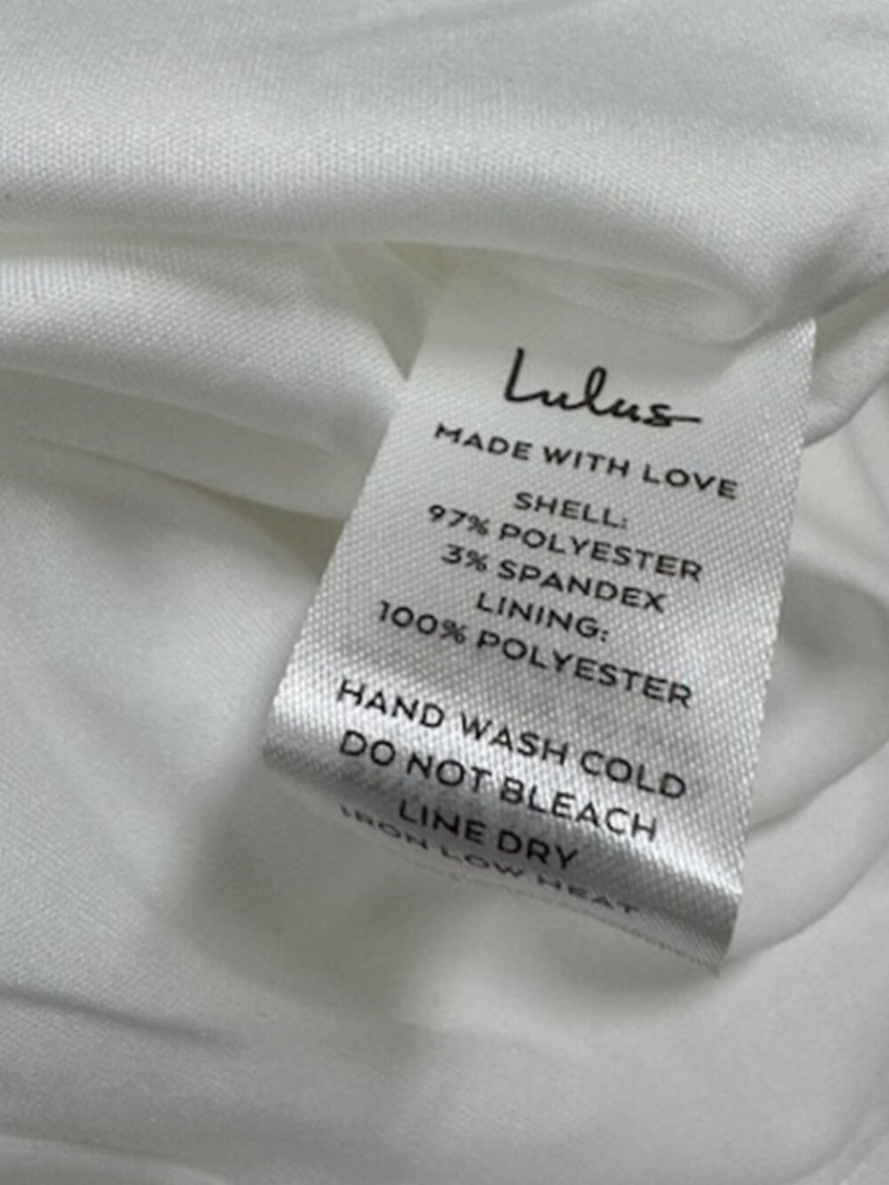 Lulus Romantic Angel White Satin Square Neck Ruffled Mini Dress NWT - Picture 8 of 9